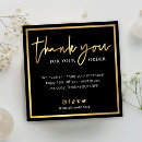 Search for thank you for purchase note Elegant