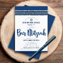 Search for hebrew bar bat mitzvah invitations Star of david