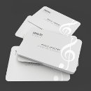 Search for music lessons business cards Simple