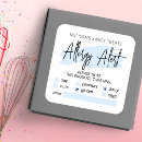 Search for allergy labels Blue