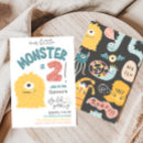 Search for monster invitations Cute little monster party