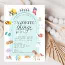 Search for favorite things invitations Girls night out