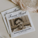 Search for funeral napkins In loving memory