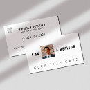 Search for unique realtor business cards Agent
