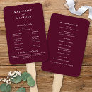 Search for burgundy wedding programs Chic
