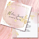 Search for gold foil business cards Esthetician