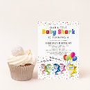 Search for shark invitations Cute