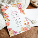 Search for bright bridal shower invitations Flowers