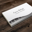 Search for music teacher business cards Modern