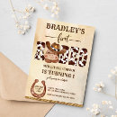 Search for brown birthday invitations Western