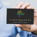 Search for videographer business cards Videography