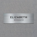 Search for silver name tags Staff