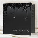 Search for glitter folders Black