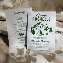 Search for camping bachelorette party invitations Summer camp