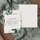 Search for botanical save the dates Green