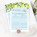 Search for lemon baby shower games Elegant