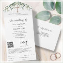 Search for christian cross wedding invitations Modern