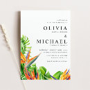 Search for paradise invitations Tropical