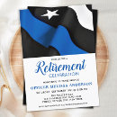 Search for law enforcement retirement invitations Policeman