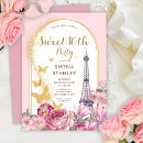 Search for night in paris sweet 16 invitations Chic