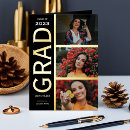Search for graduation cards Black and gold