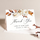 Search for autumn wedding thank you cards Calligraphy script