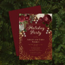 Search for white gold christmas invitations Real gold foil