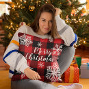 Search for vintage christmas pillows Buffalo plaid