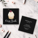 Search for black cake business cards Catering company