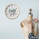 Search for sewing room clocks Colorful