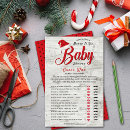 Search for winter baby shower games Red