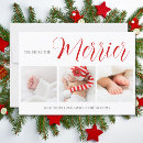 Search for new baby holiday cards Typography