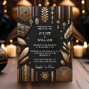 Search for african wedding invitations Black and white