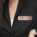 Search for rose gold name tags Professional
