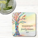 Search for family reunion coasters Rustic