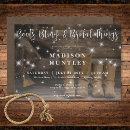 Search for boots and bling invitations Western