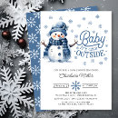 Search for winter baby shower invitations Modern