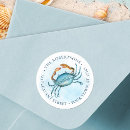 Search for crab return address labels Beach