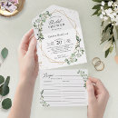 Search for recipe bridal shower invitations Greenery