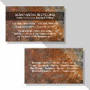 Search for scrap metal business cards Industrial