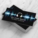 Search for dj business cards Modern
