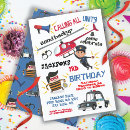 Search for cops and robbers invitations Helicopter