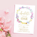Search for spring birthday invitations Wildflower