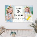 Search for happy birthday flowers banners For kids