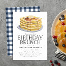 Search for pancake breakfast invitations Gingham