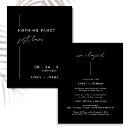 Search for elopement wedding reception invitations Minimalist
