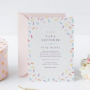 Search for rainbow baby sprinkle invitations Sprinkles