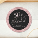 Search for 50 and fabulous stickers Fiftieth birthday party