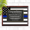 Search for police promotion gifts Thin blue line
