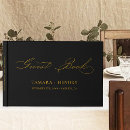 Search for black gold wedding guest books Chic